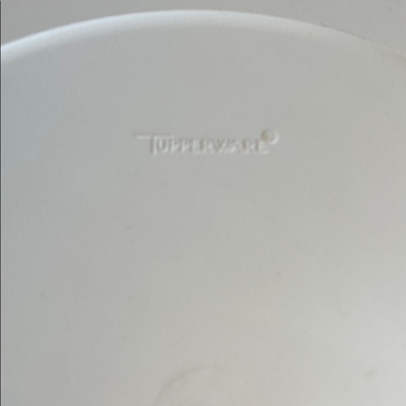 Vintage Tupperware Divided Veggie Dip Tray #1665-5 & Dip Bowl w/lids Almond - Picture 11 of 15